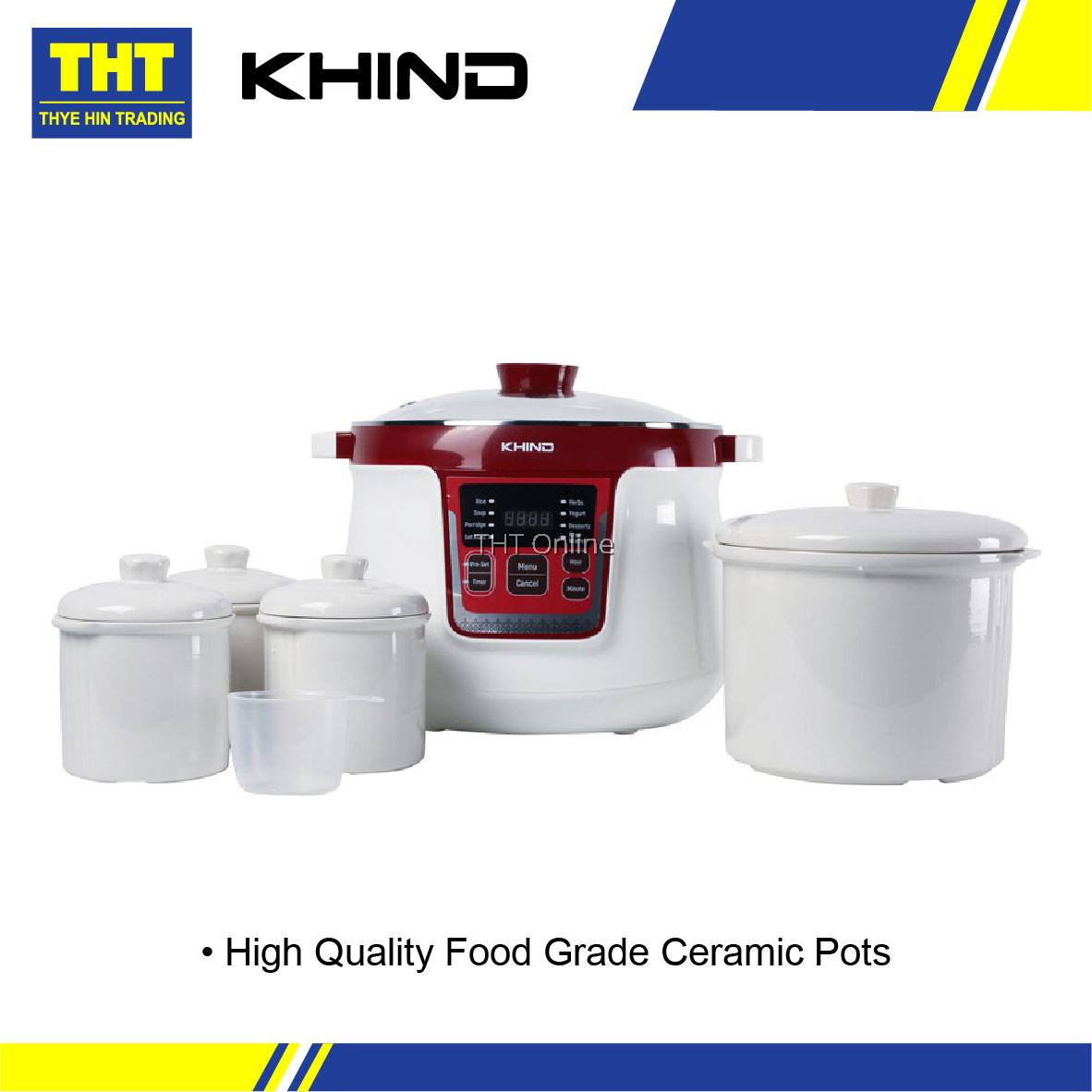 Khind 3.2L Double Boiler Free Recipe Book DB32N