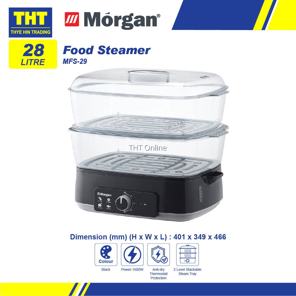 Food Steamer 28L