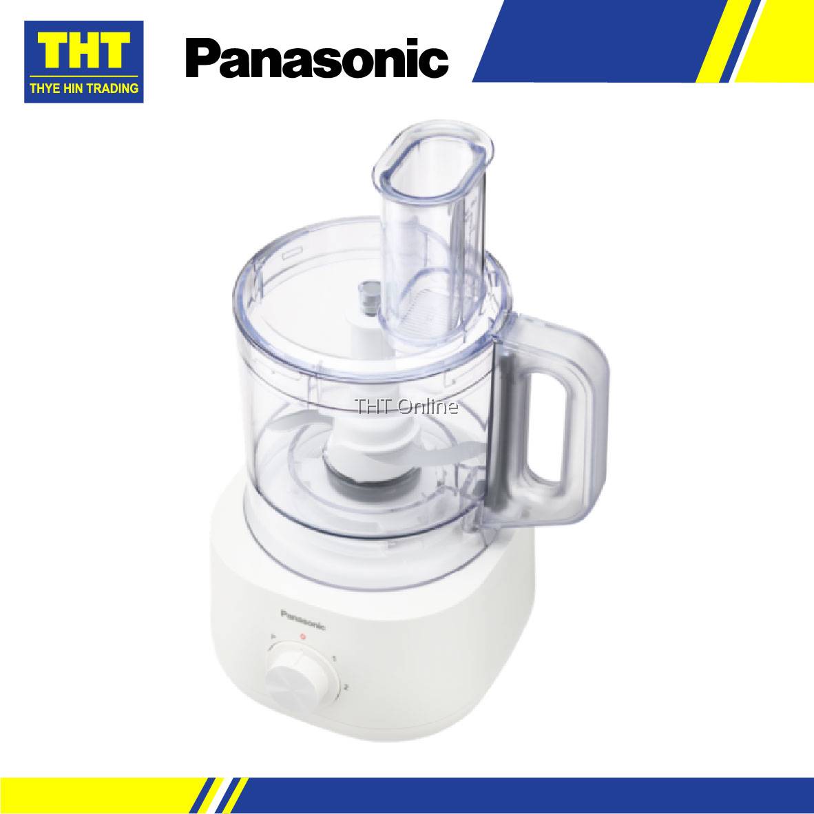 Panasonic 800W Food Processor with 5 Accessories for 18 Functions MKF310WSK