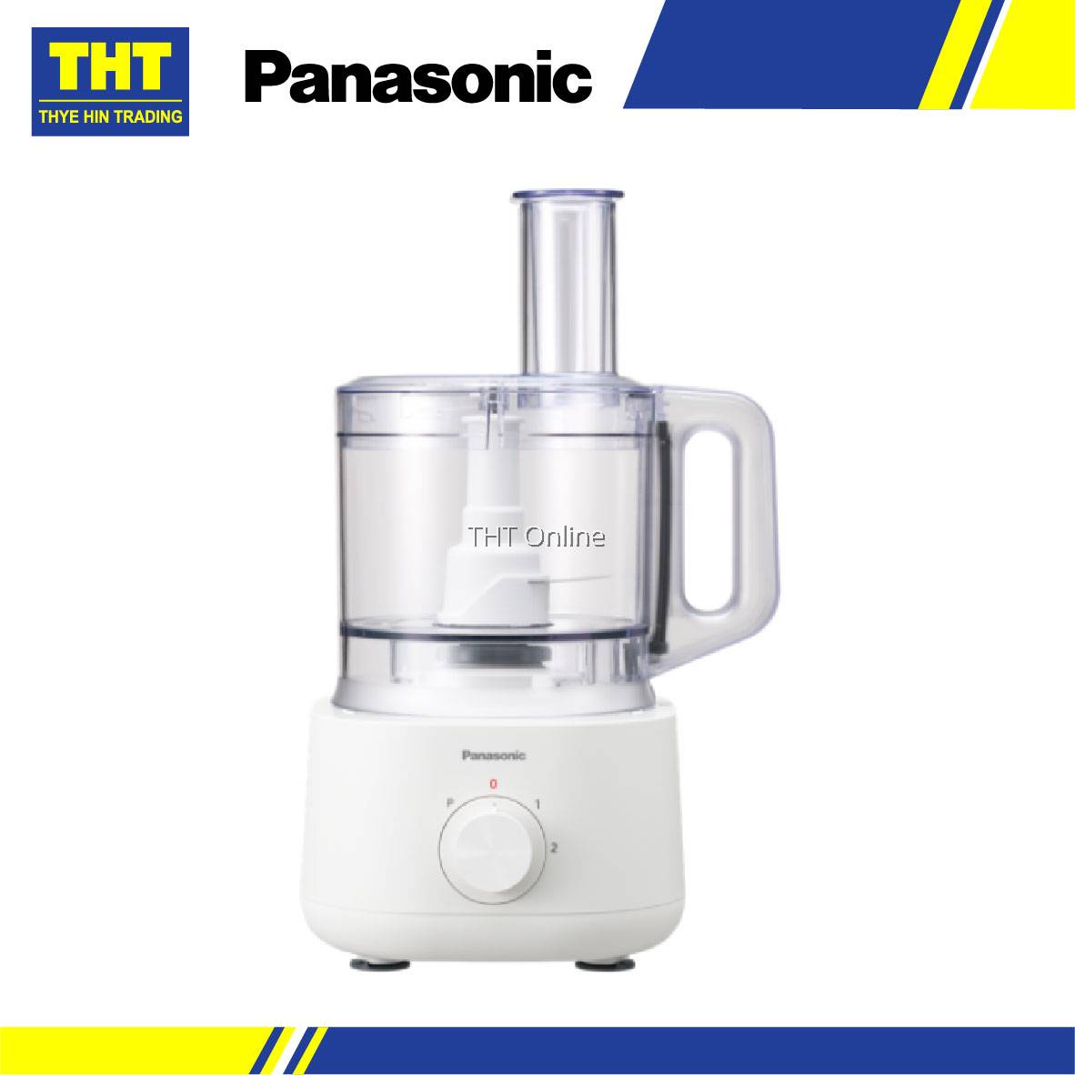 Panasonic 800W Food Processor with 5 Accessories for 18 Functions MKF310WSK