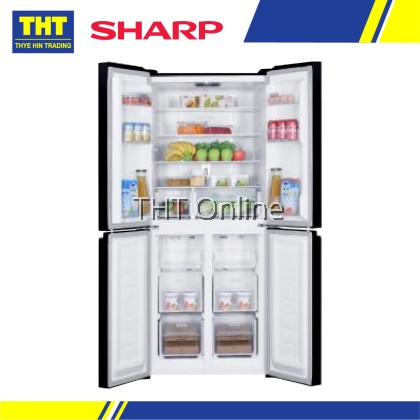 480L] Sharp Avance Inverter Multi Door Refrigerator SJF489GK