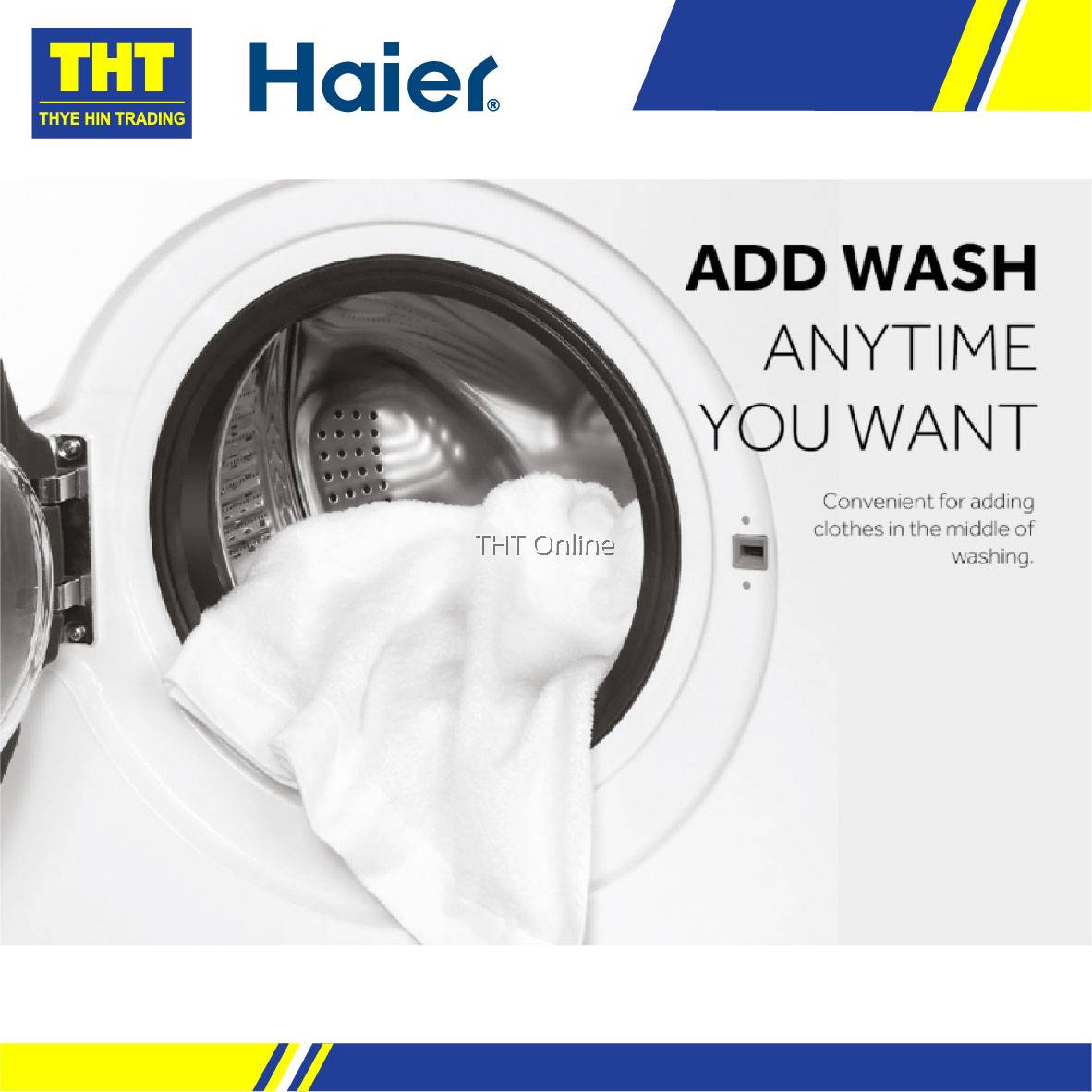 Haier (10kg) Front Load Inverter Washing Machine HWM100FD10829