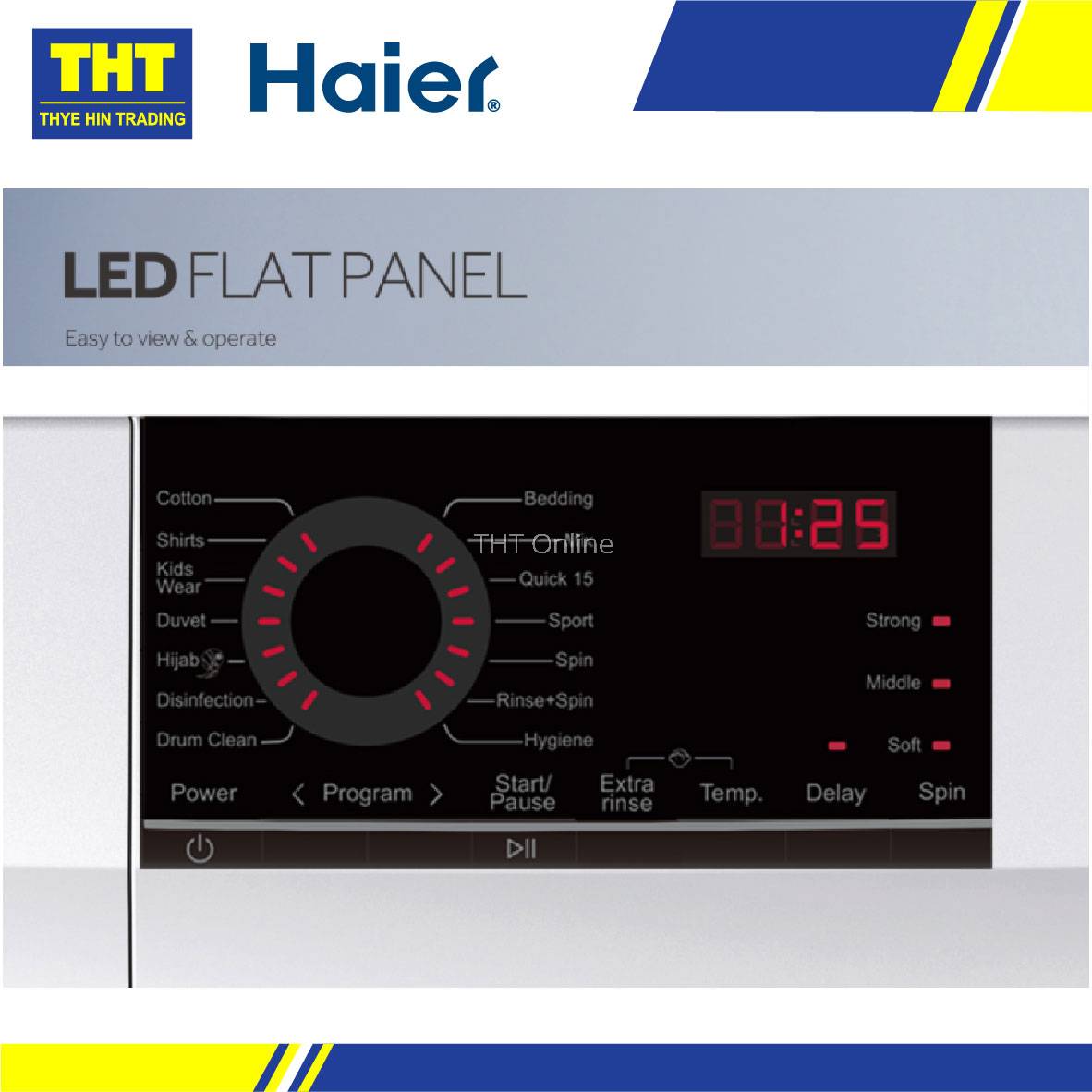 Haier (10kg) Front Load Inverter Washing Machine HWM100FD10829