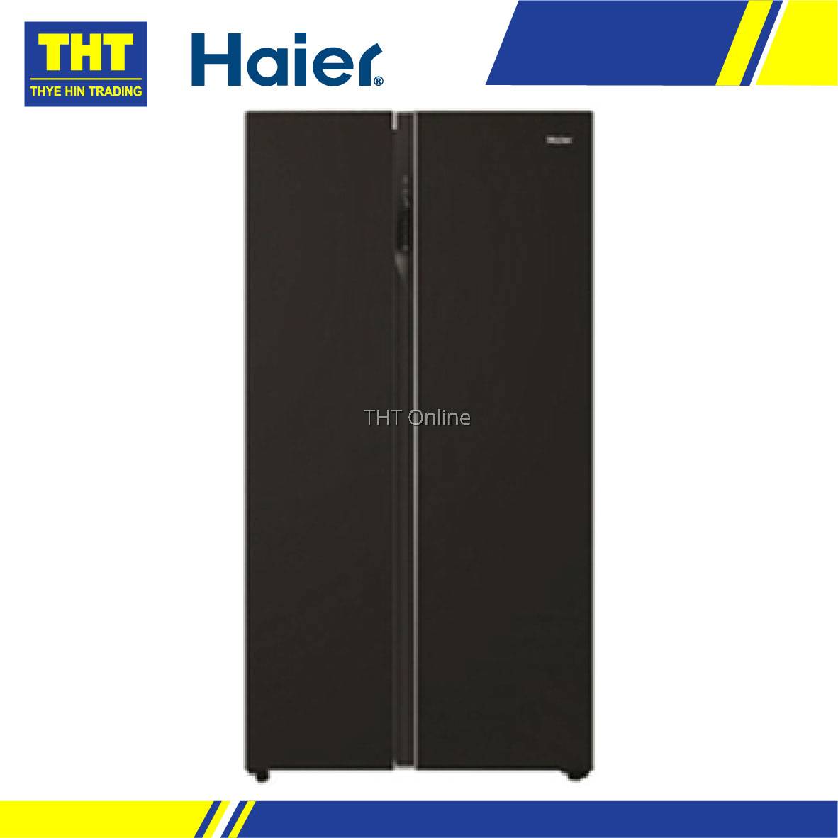 Haier (550L) Side By Side Glass Series Refrigerator HRF619SI(B)