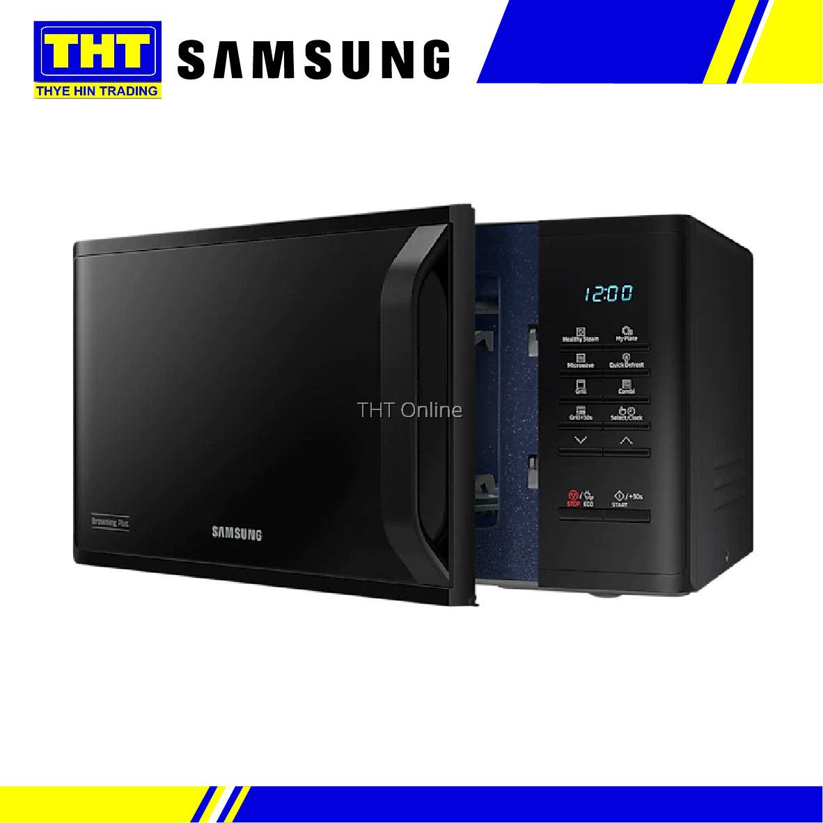 samsung Grill Microwave Oven with Healthy Steam, 23L