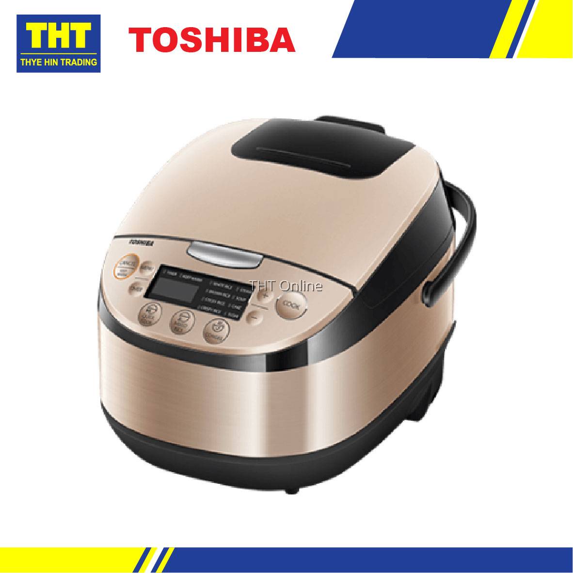 [1.8L] Toshiba Bincho Charcoal Series Digital Rice Cooker RC18DR1NMY