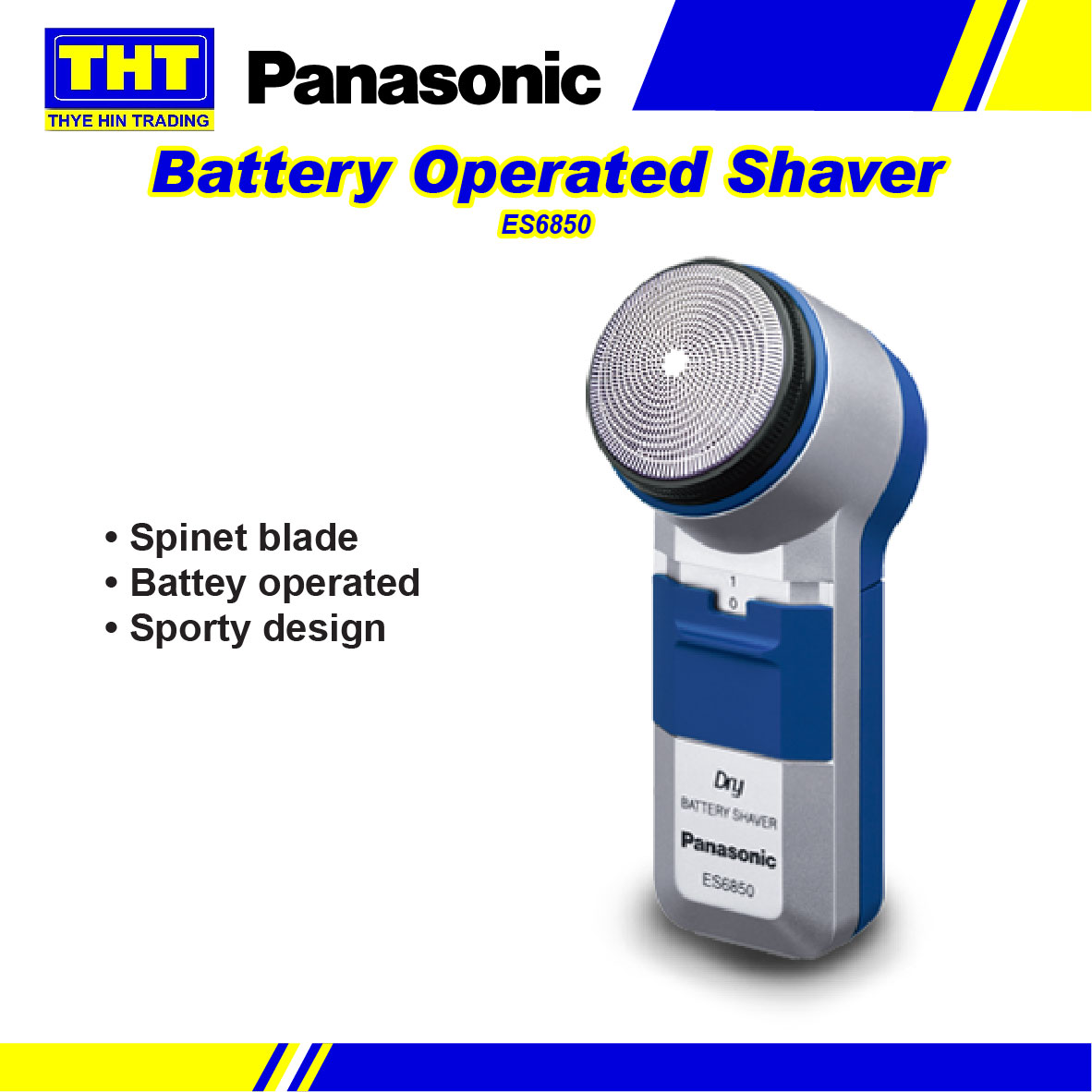 Panasonic Battery operated shaver ES6850SP251