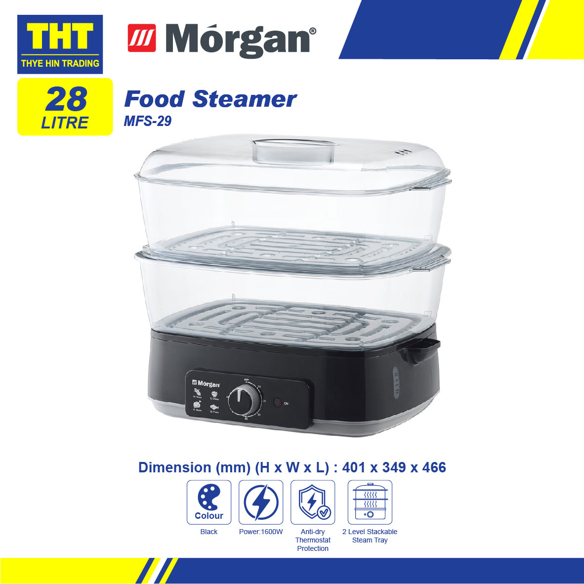 Food Steamer 28L